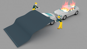 bilbrandtæppe | stop bilbrand
